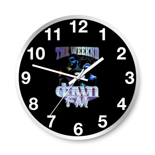 The Weeknd Til Dawn Bootleg  Wall Clocks