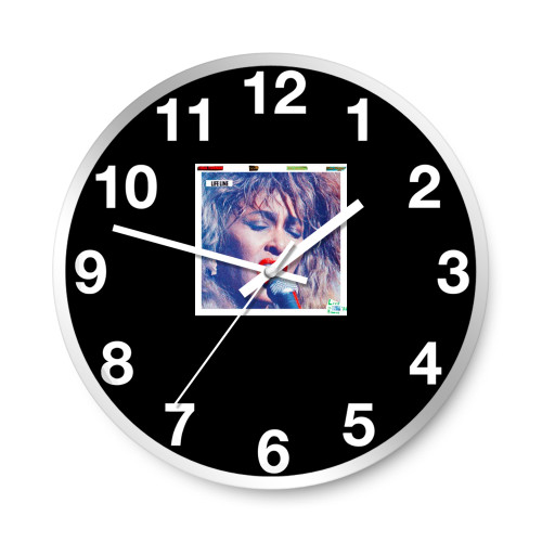 Tina Turner Aesthetic Retro Vintage  Wall Clocks