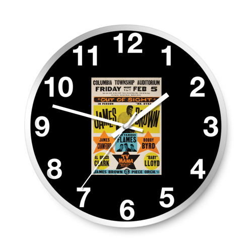 Trace The Birth Of Funk Back To James Brown  Wall Clocks