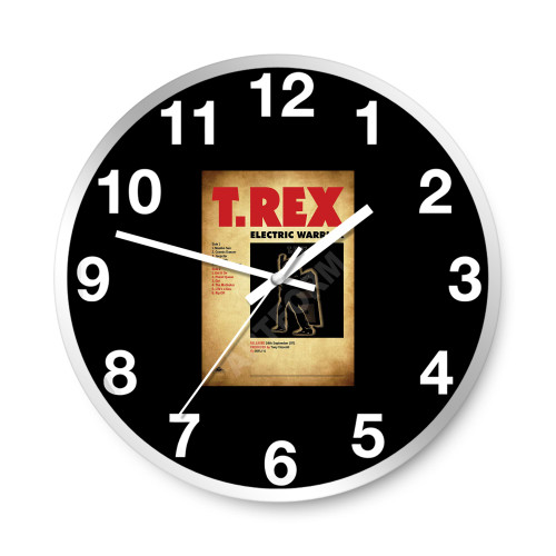 Trex Marc Bolan Electric Warrior Album  Wall Clocks  Wall Clocks