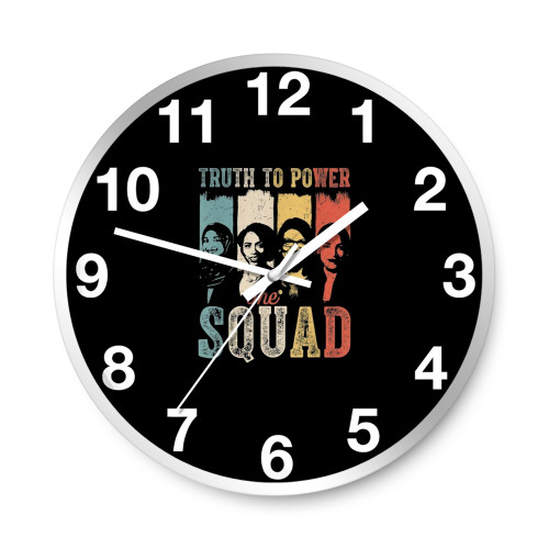 Truth To Power Squad  Wall Clocks