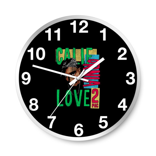 Tupac California Love  Wall Clocks