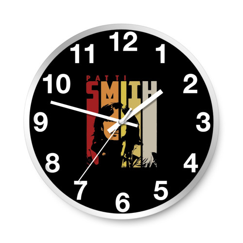 Vintage Retro Patti Smith  Wall Clocks
