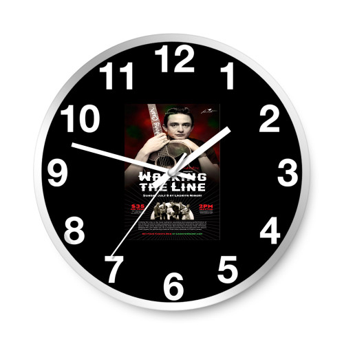 Walking The Line' Johnny Cash Tribute Concert  Wall Clocks