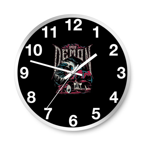 Disney Villains Cruella De Vil 1  Wall Clocks