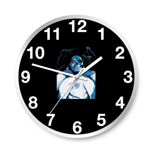 Nocap Half Skele 1  Wall Clocks