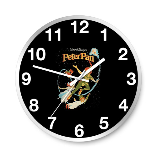 Peter Pan Darling Flight Vintage 1  Wall Clocks