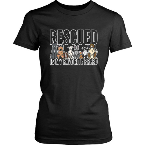 Rescue Dog Lovers Women's T-Shirt Tee