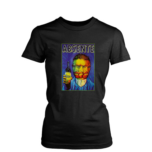 Absente Van Gogh Drink  Womens T-Shirt Tee