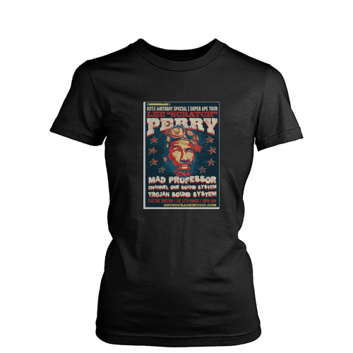 Aleakea Lee Scratch Perry Concert Vintage  Womens T-Shirt Tee