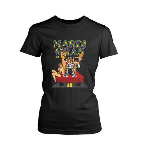Big Johnson Mardi Gras Women's T-Shirt Tee