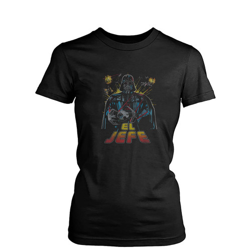Darth Vader El Jefe Chief  Womens T-Shirt Tee