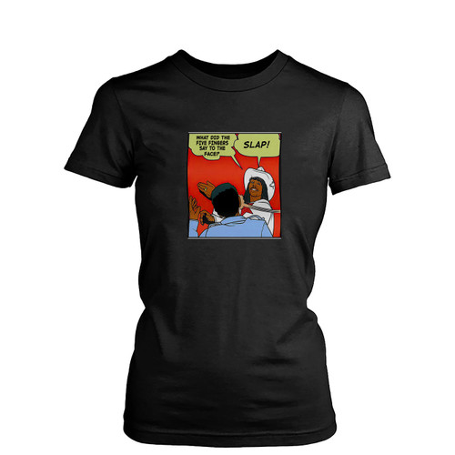 Dave Chappelle Slap Comic Meme Vintage  Womens T-Shirt Tee