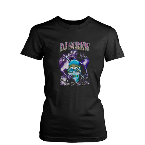 Dj Screw Vintage 90'S  Womens T-Shirt Tee