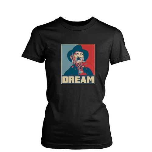 Dream Freddy Horror Character Halloween Hope Vintage  Womens T-Shirt Tee