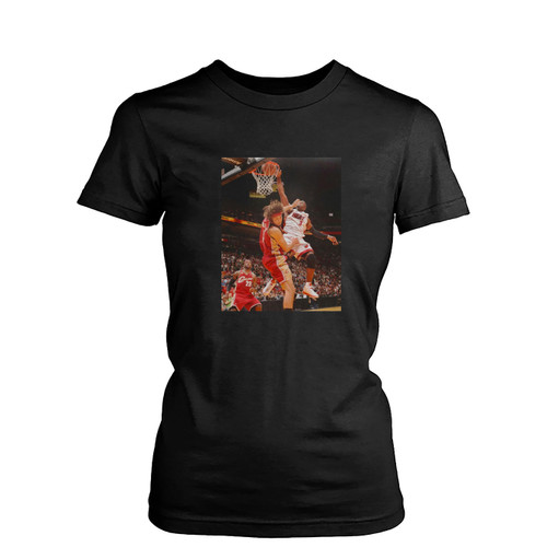 Dwyane Wade The Dunk Brazillian Bad Boi  Womens T-Shirt Tee