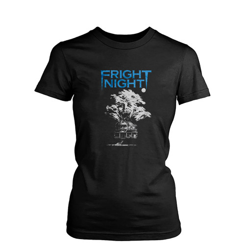Fright Night 80'S Horror  Womens T-Shirt Tee