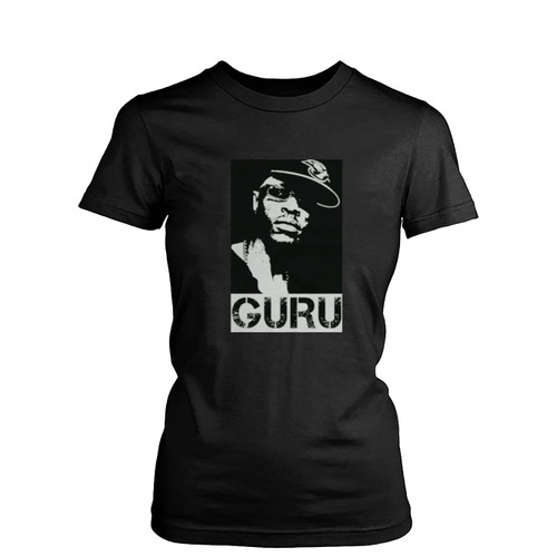 Gang Starr Guru  Womens T-Shirt Tee