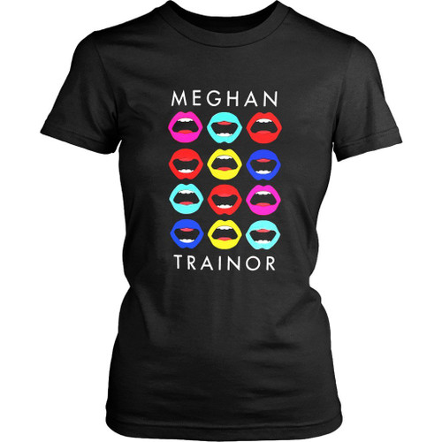 Meghan Trainor Lips Girls Juniors Women's T-Shirt Tee