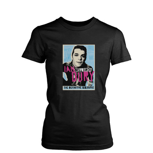 Ian Dury The Definitive Biography  Womens T-Shirt Tee