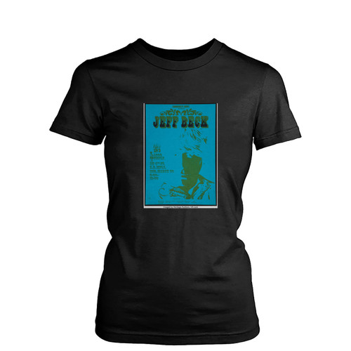 Jeff Beck Group 1969 Minneapolis Mn Concert  Womens T-Shirt Tee