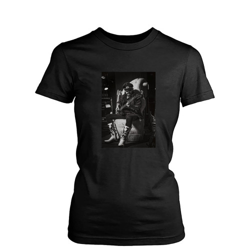 Lemmy Kilmister Polyester Fabric 1  Womens T-Shirt Tee