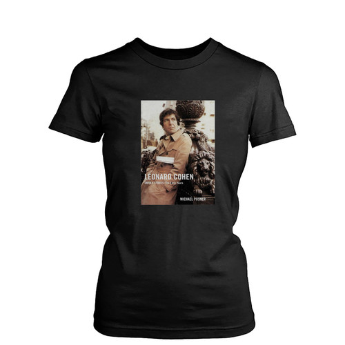 Leonard Cohen Untold Stories  Womens T-Shirt Tee