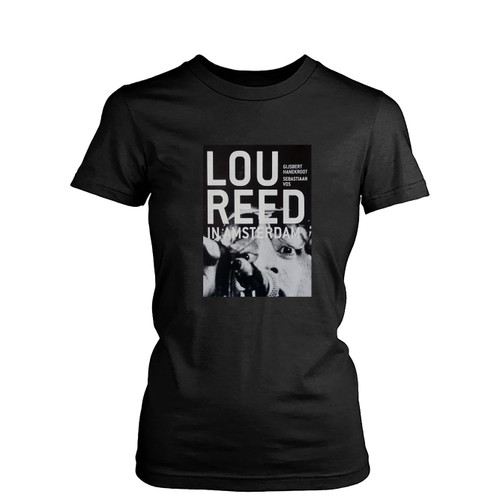 Lou Reed Photo Book Lou Reed In Amsterdam  Womens T-Shirt Tee