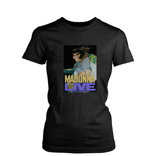 Madonna Live The Virgin Tour  Womens T-Shirt Tees  Womens T-Shirt Tee