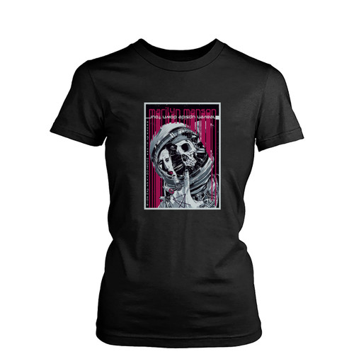Marilyn Manson Houston Gig  Womens T-Shirt Tee