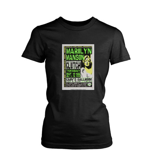 Marilyn Manson Limited Edition Concert  Womens T-Shirt Tee