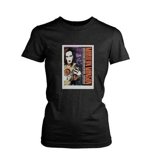 Marilyn Manson Ny Concert  Womens T-Shirt Tee Hammerstein Ballroom 1998  Womens T-Shirt Tee
