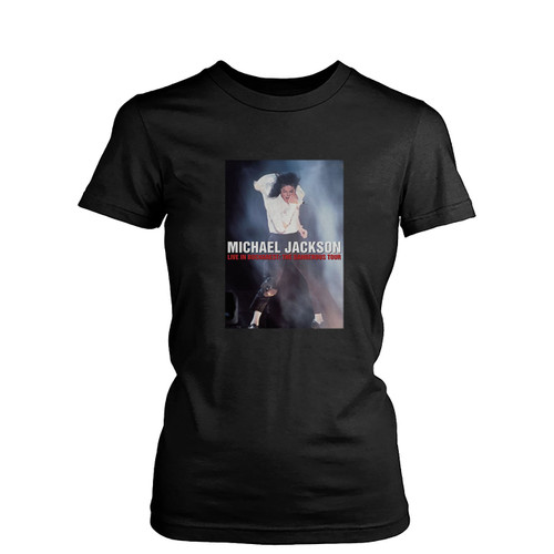 Michael Jackson Live In Bucharest The Dangerous Tour  Womens T-Shirt Tee