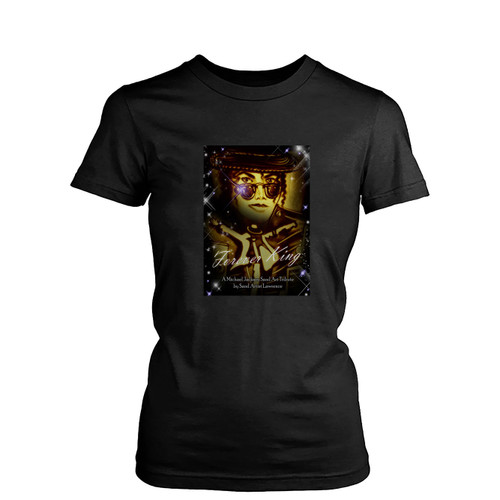 Michael Jackson Sand Art Performance  Womens T-Shirt Tee