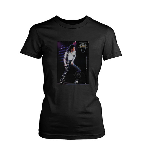 Michael Jackson Signed History Tour Photo  Womens T-Shirt Tee