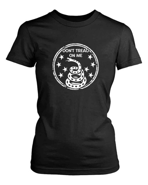 Dont Tread On Me Logo Women's T-Shirt Tee