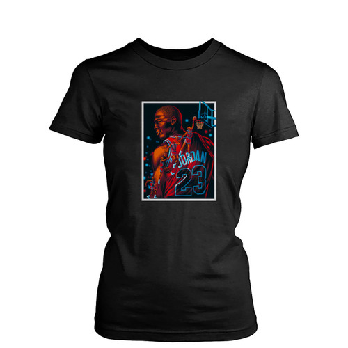 Michael Jordan Basketball Legend - Goat  Womens T-Shirt Tee