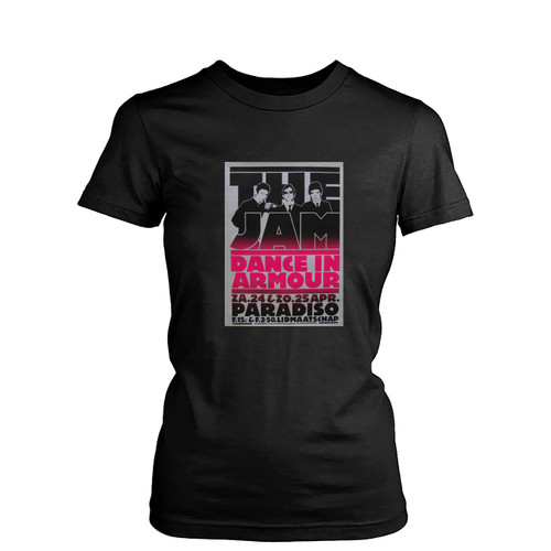 Original 1982 The Jam Paradiso Club Amsterdam Concert  Womens T-Shirt Tee