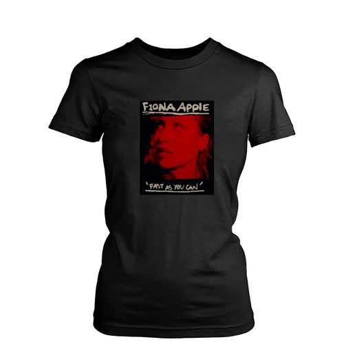 Rare Fiona Apple Fast As You Can'T  Womens T-Shirt Tee