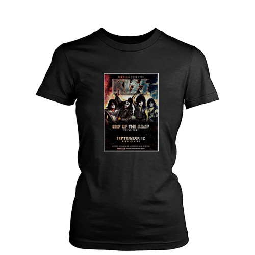 Rare Original 2019 Concert Kiss At The Pepsi Center In Denver  Womens T-Shirt Tee