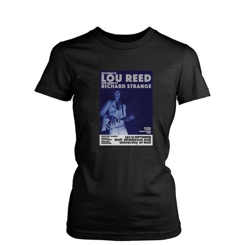 Richard Strange Performs The Songs Of Lou Reed  Womens T-Shirt Tee