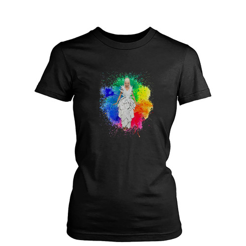 Rupaul Rainbow Queen  Womens T-Shirt Tee