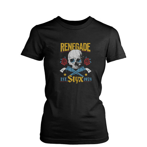 Styx Colorful Renegade  Womens T-Shirt Tee