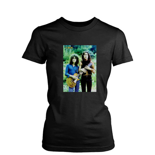 T Rex Uk 1970 Promo  Womens T-Shirt Tee