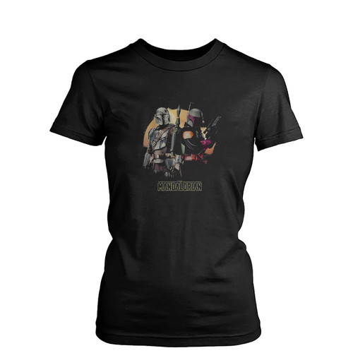 The Mandalorian & Boba Fett  Womens T-Shirt Tee