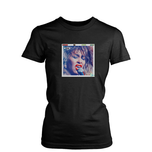 Tina Turner Aesthetic Retro Vintage  Womens T-Shirt Tee