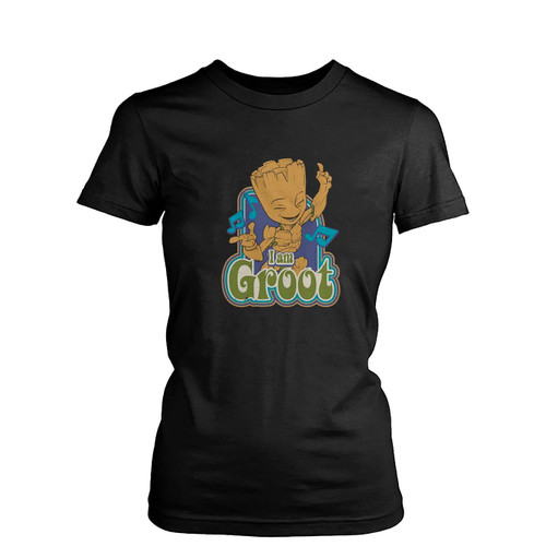 Marvel Guardians Of The Galaxy Groot 1  Womens T-Shirt Tee