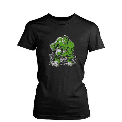 Marvel The Incredible Hulk Retro 1  Womens T-Shirt Tee
