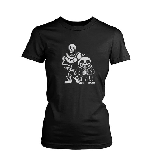 Undertale Sans Papyrus 1  Womens T-Shirt Tee