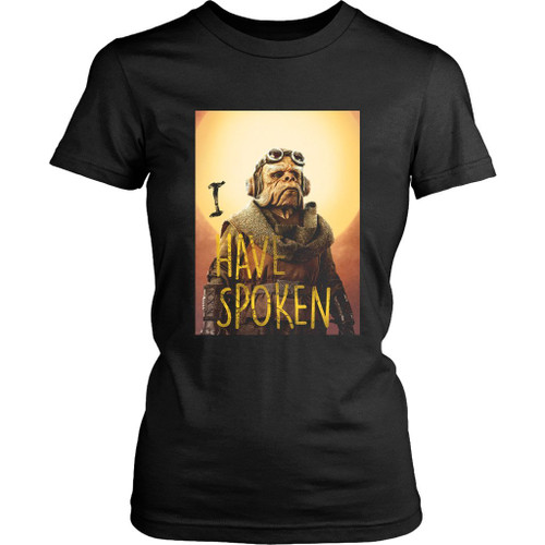 Star Wars The Mandalorian Kuiil I Have Spoken Women's T-Shirt Tee